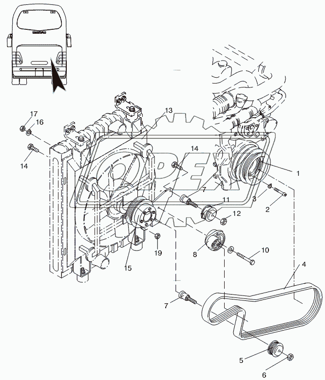 FAN BELT DRIVE 3