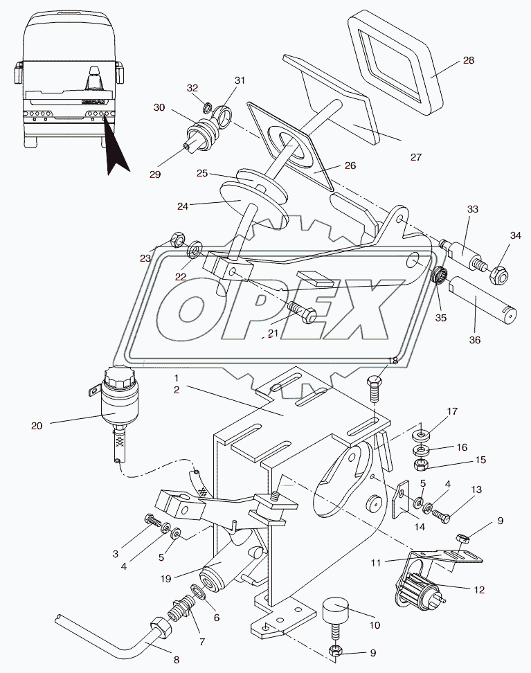 COUPLING WITH PEDAL WITHOUT AVS 1