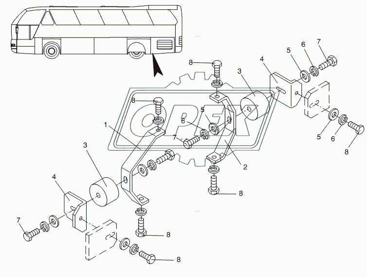 TRANSMISSION SUPPORT 3