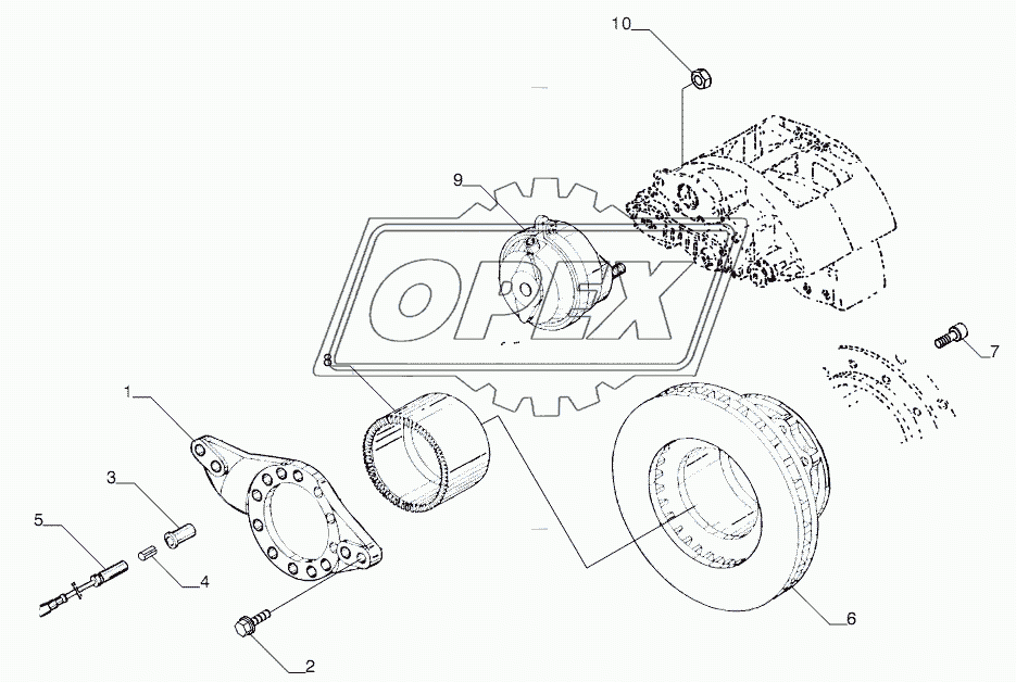 REAR AXLE DISK BRAKE 2