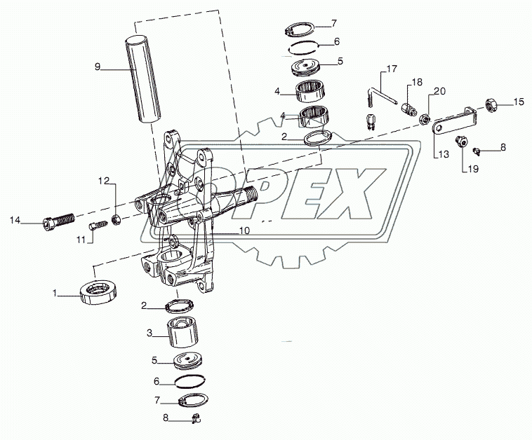 FRONT AXLE PARTS 1