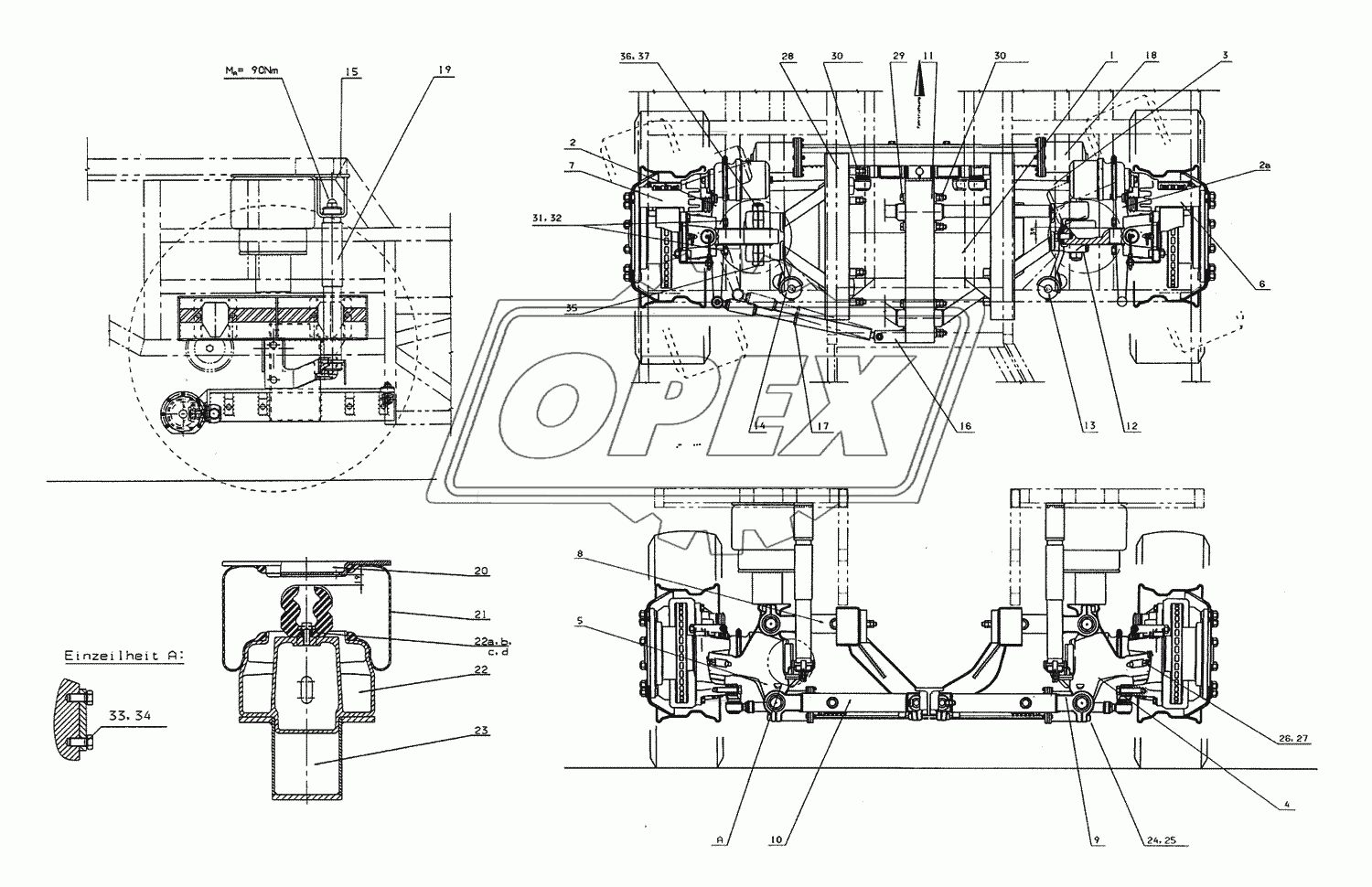 TRAILING AXLE 2