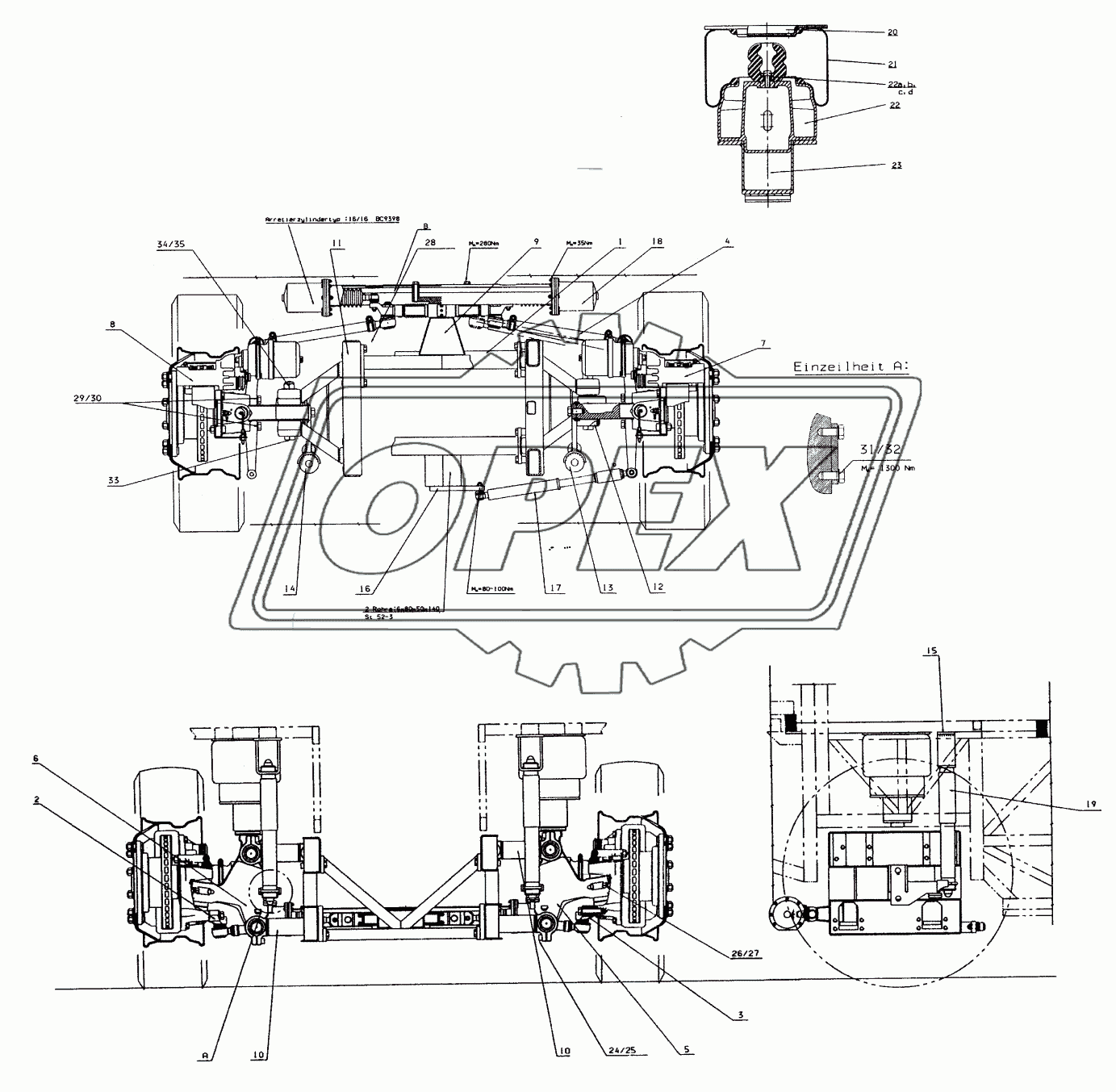 TRAILING AXLE 3