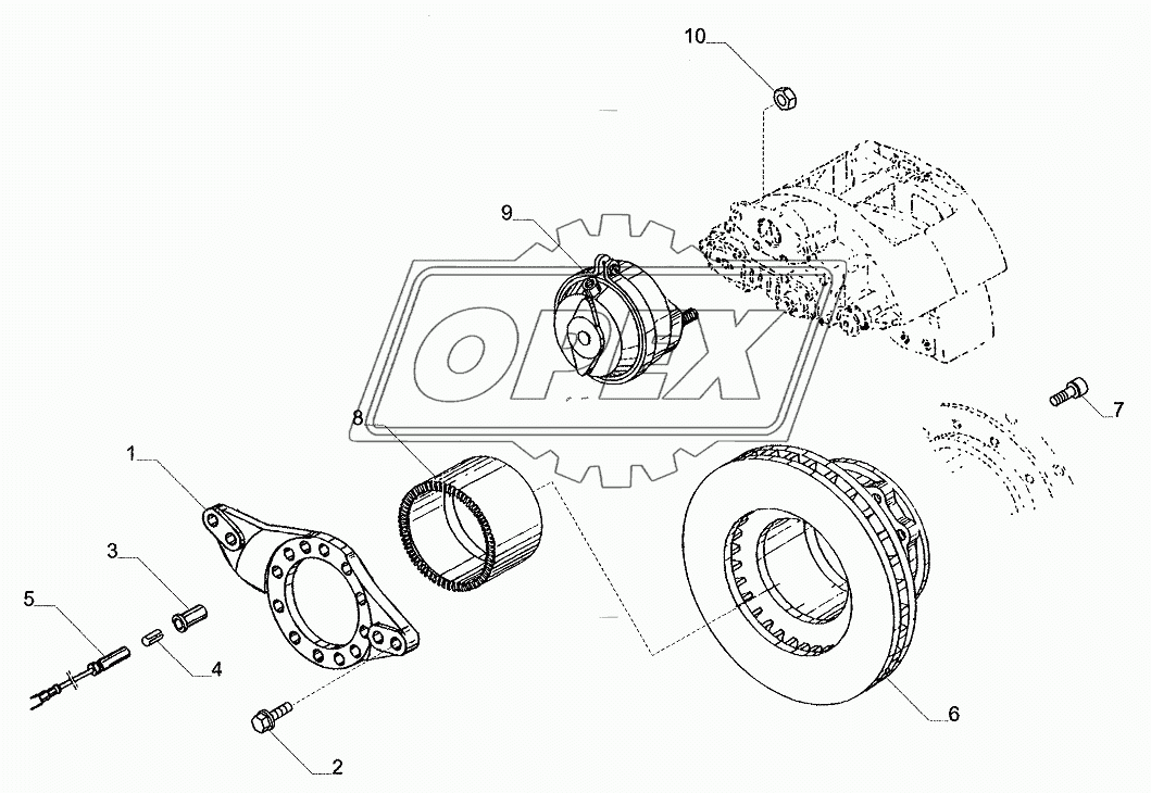 REAR AXLE DISK BRAKE 1