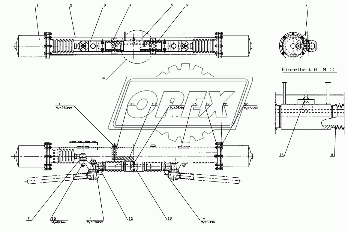 CARRIER FOR ARRESTING CYLINDER