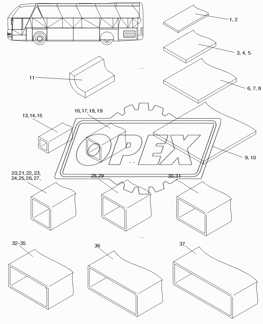 PROFILE PARTS GENERAL