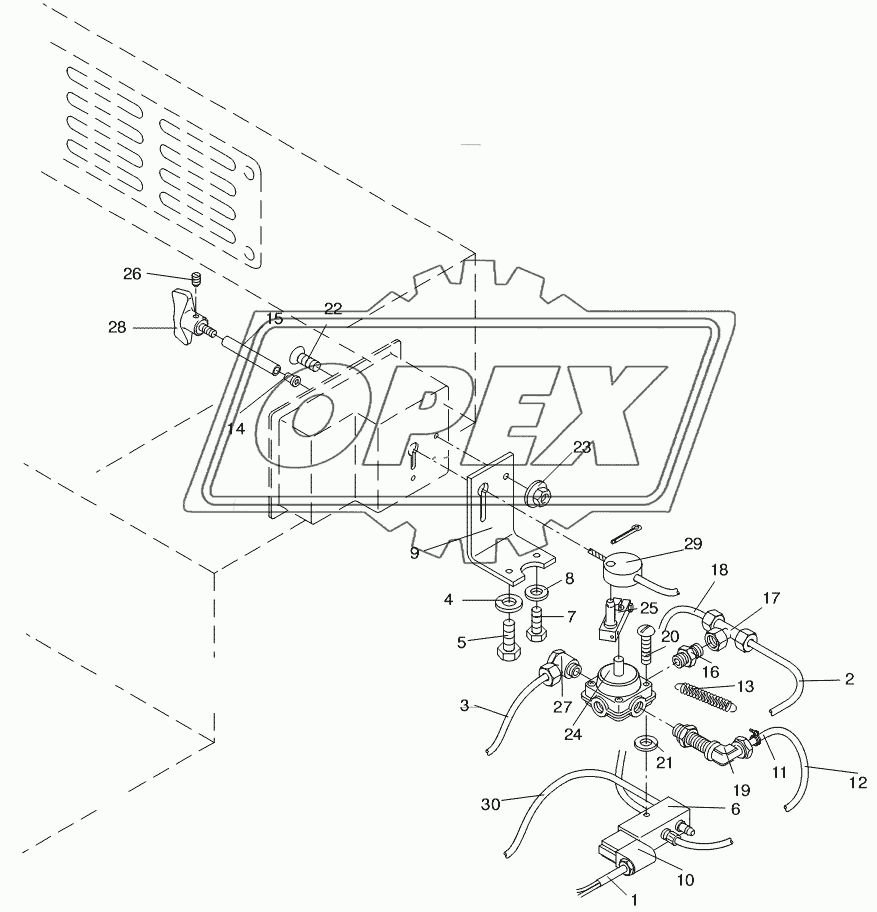 WIPERS-WASHER SYSTEM LOCKING SYSTEM