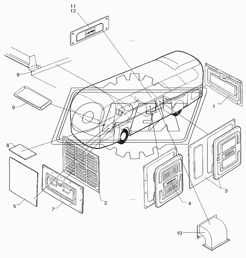 SYNTHETIC PARTS INSIDE