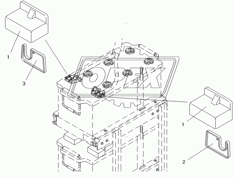 BATTERY-POST CAP