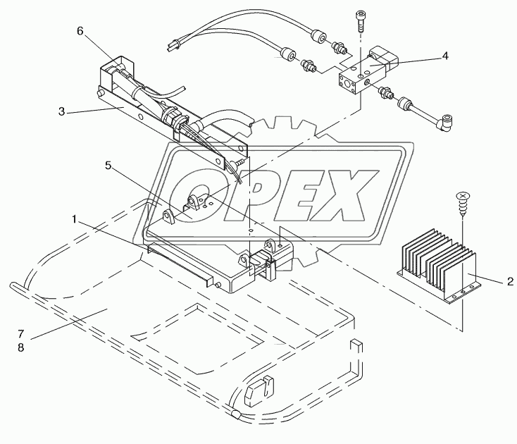 LUGGAGE DUMP WITH MONITOR