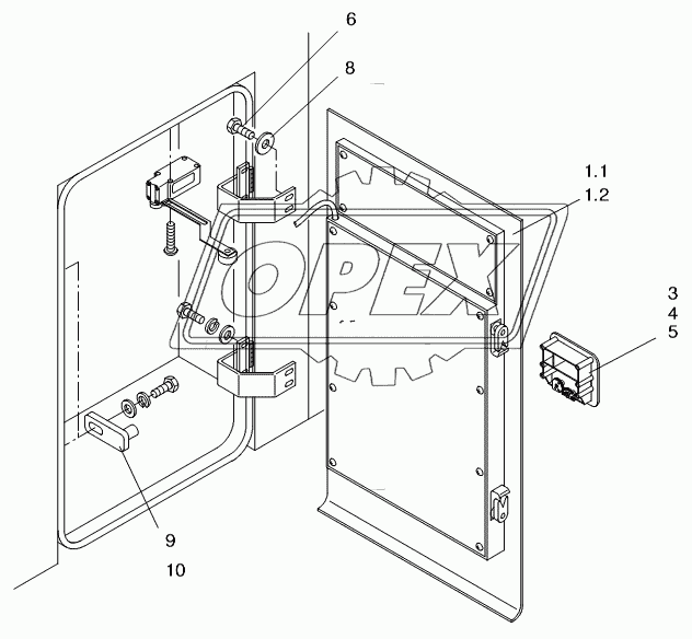 SERVICE DOOR REFRIGERATOR 2