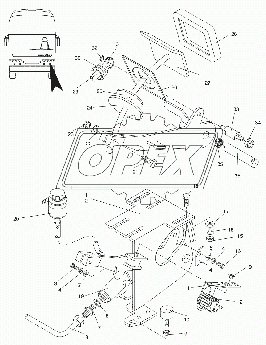 COUPLING WITH PEDAL WITHOUT AVS 1