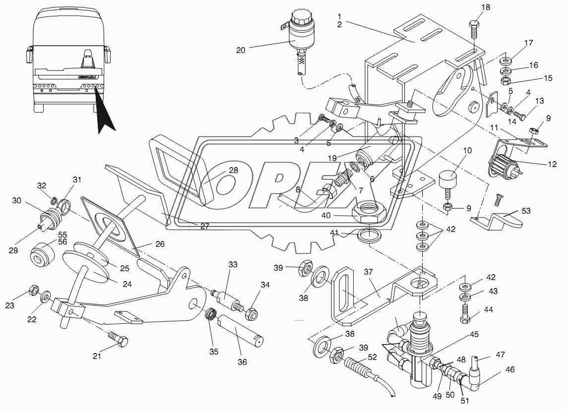 COUPLING WITH PEDAL WITH AVS