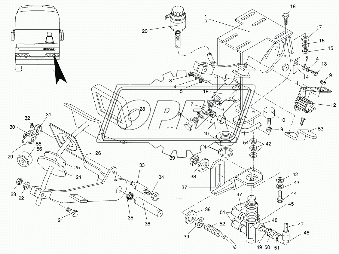 COUPLING WITH PEDAL WIT AVS