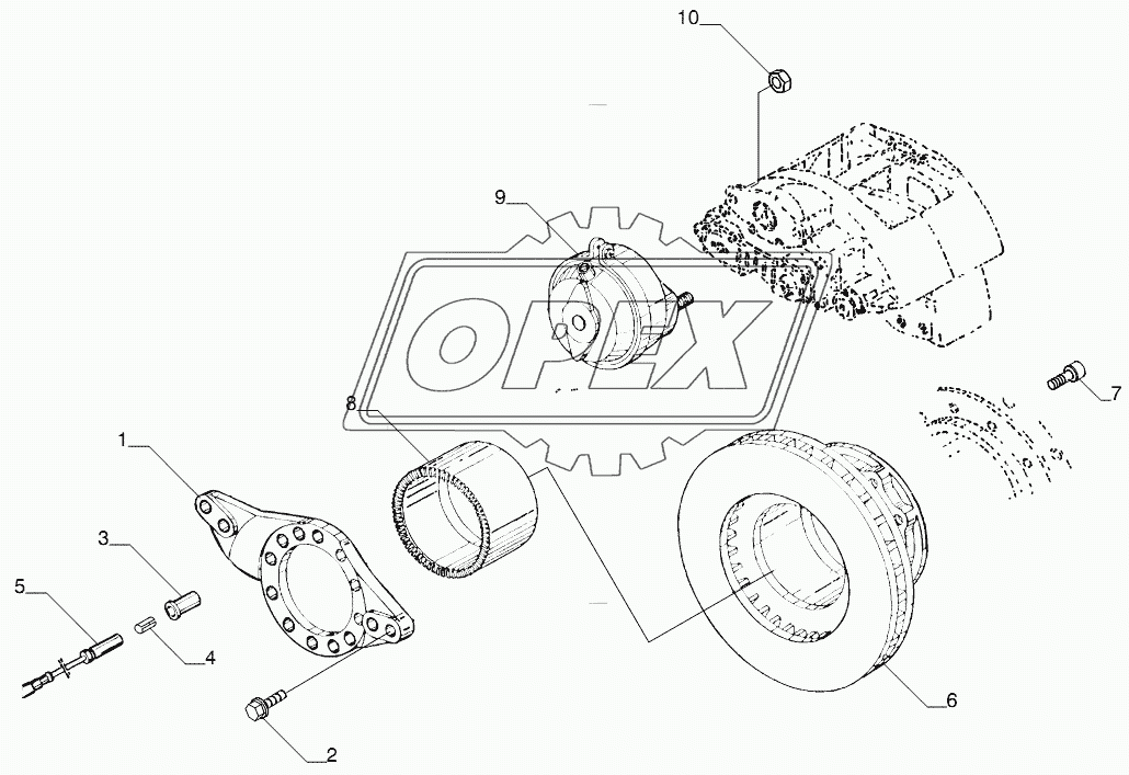 REAR AXLE DISK BRAKE 2