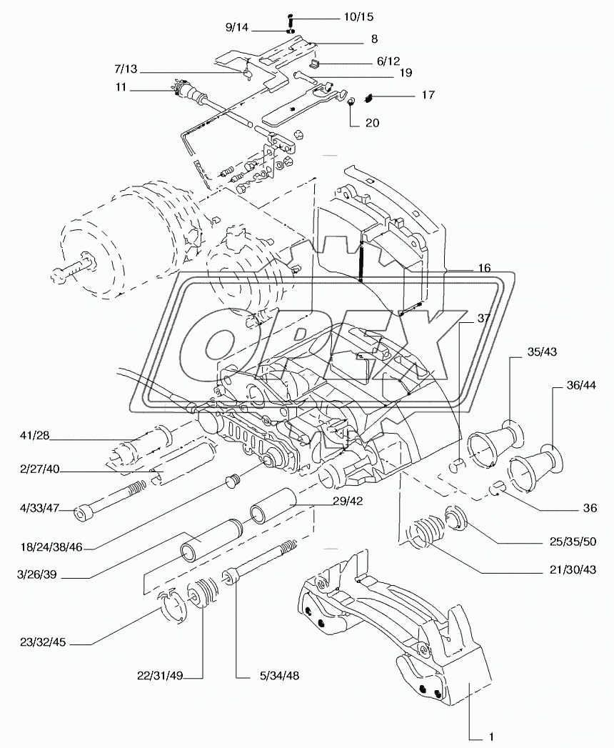 DISK BRAKE TRAILING AXLE 2