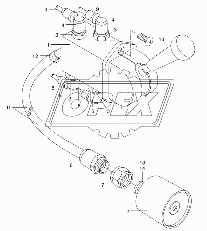 HAND BRAKE VALVE