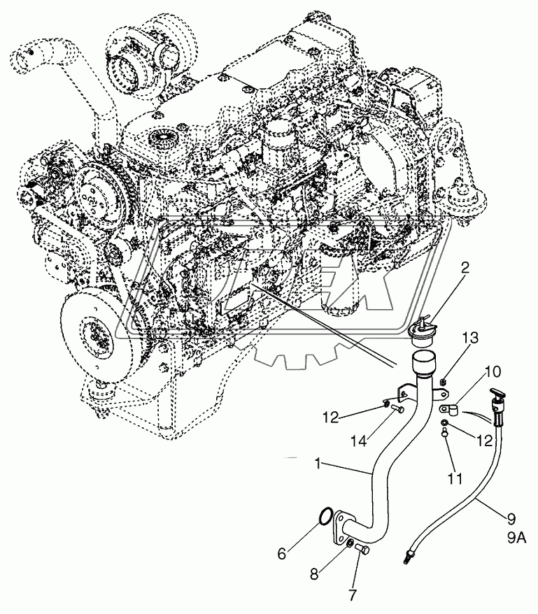 ENGINE, DIPSTICK