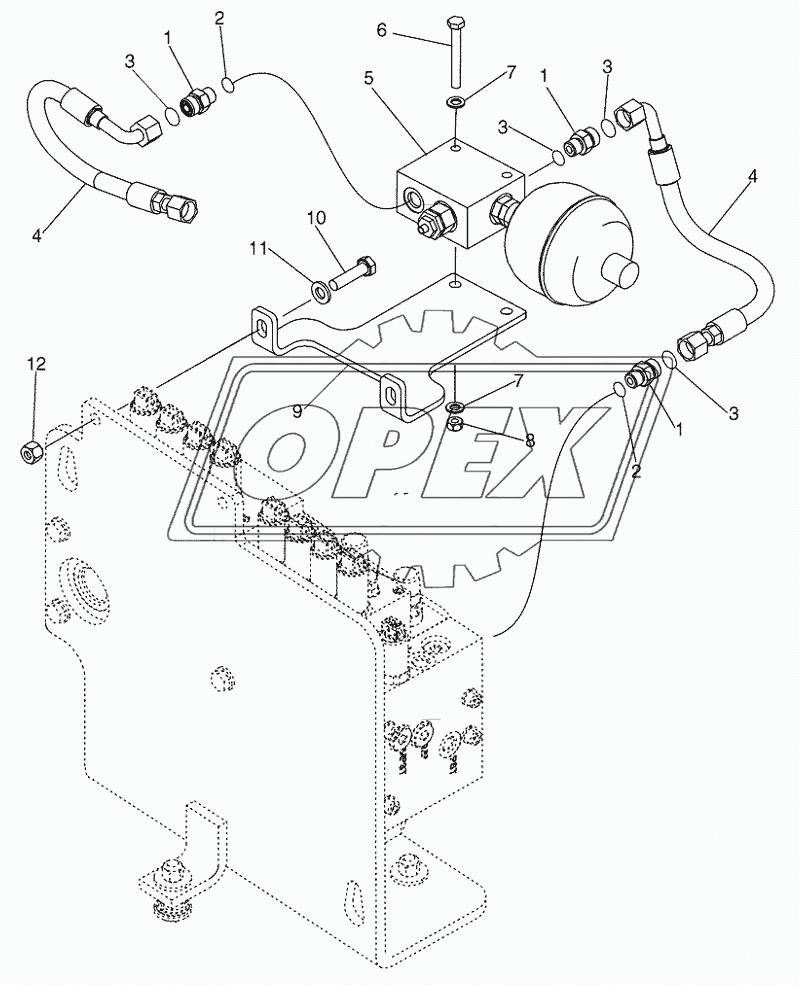 HYDRAULICS ­ ACCUMULATOR BLADE CONTROL