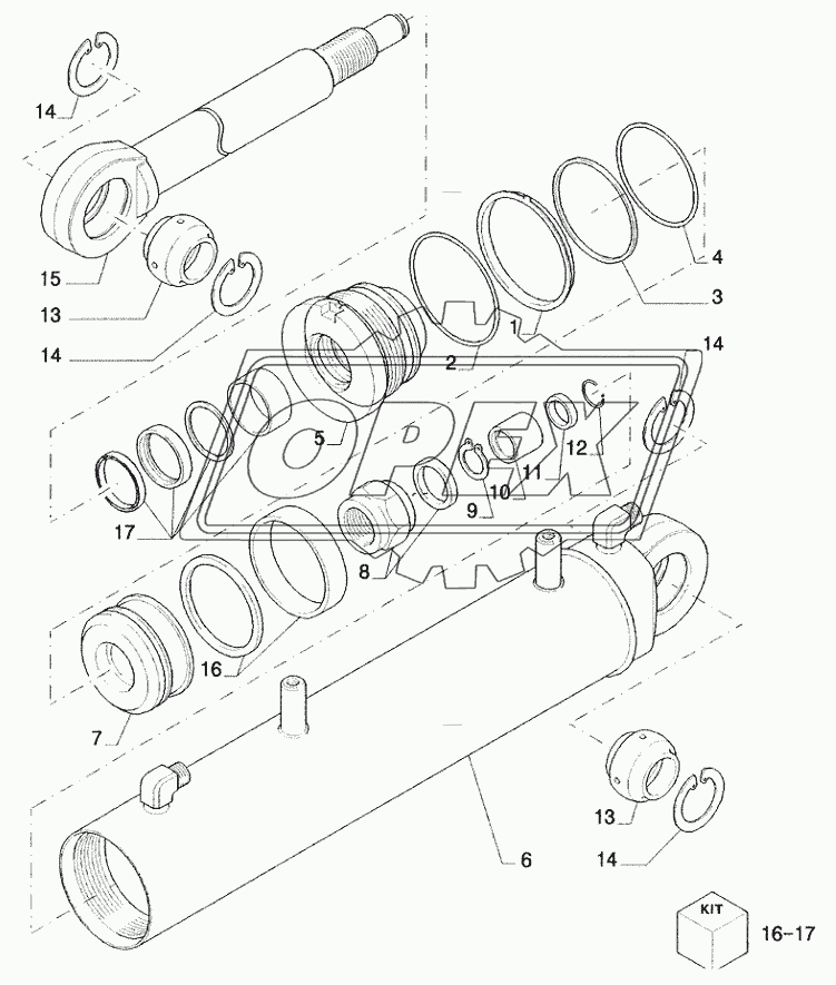 CYLINDER ASSY. ­ ANGLE (LGP)