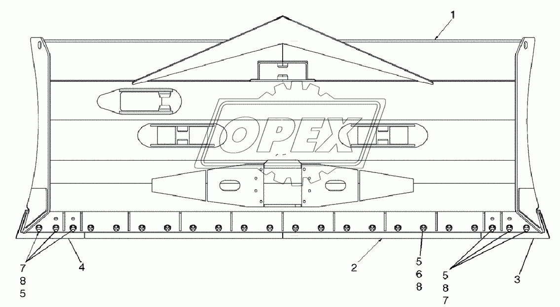 BLADE, DOZER ­ EDGES, CUTTING ­ LT