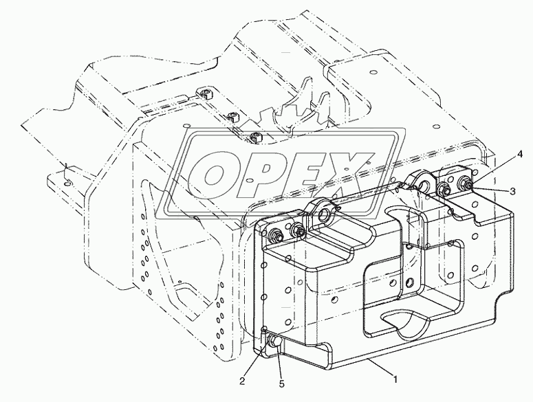 COUNTERWEIGHT, REAR