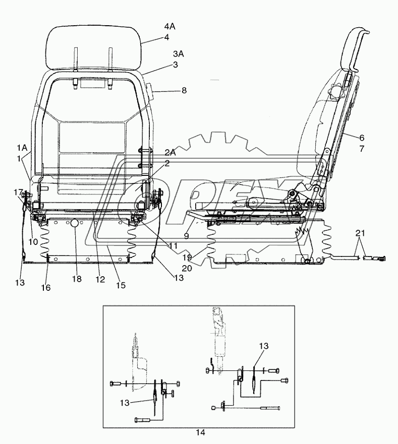 SEAT ASSY, AIR SUSPENSION