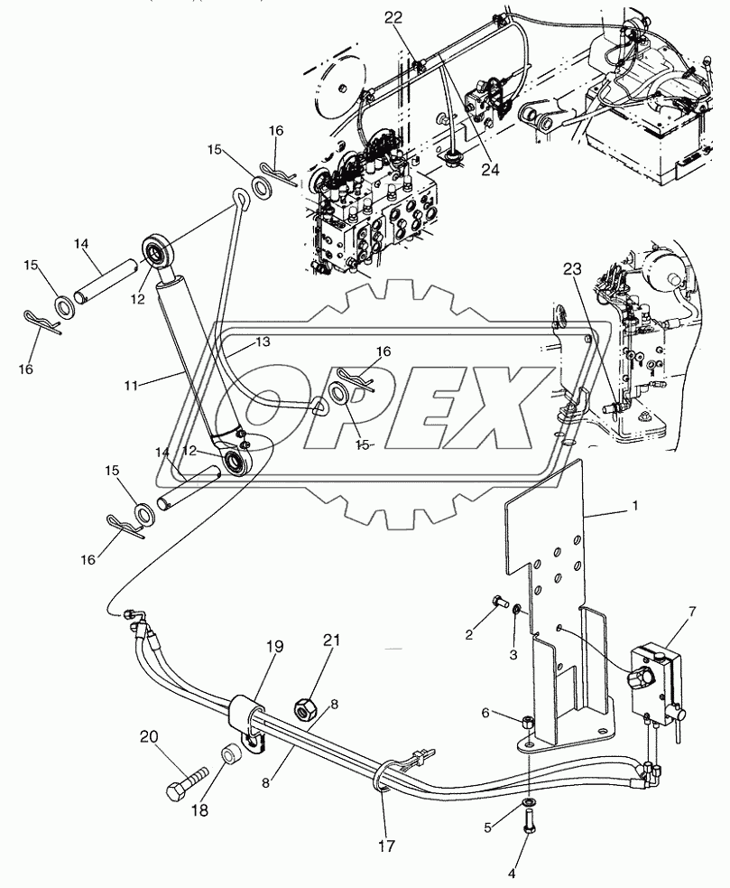 CAB OR CANOPY ­ TILT COMPONENTS