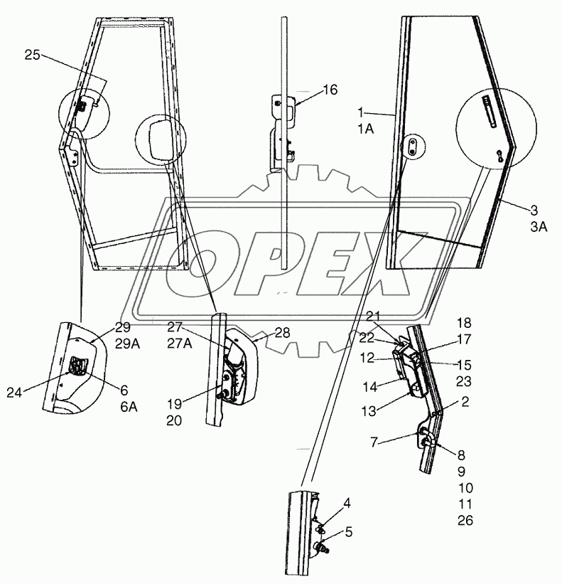 CAB ­ DOORS