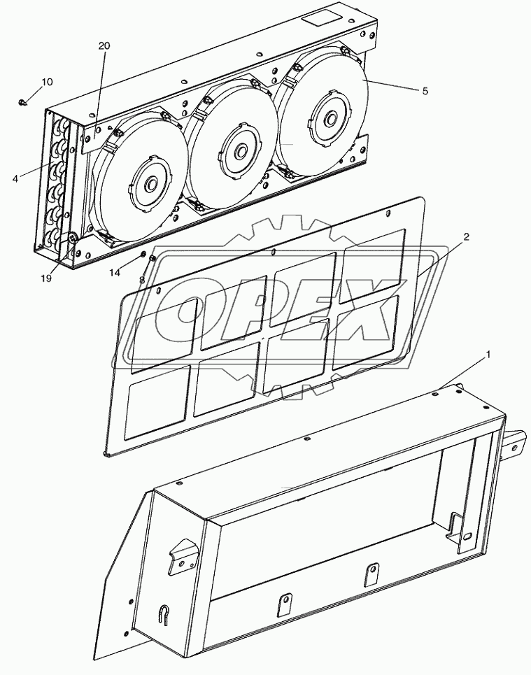 CAB ­ AIR CONDITIONING CONDENSER