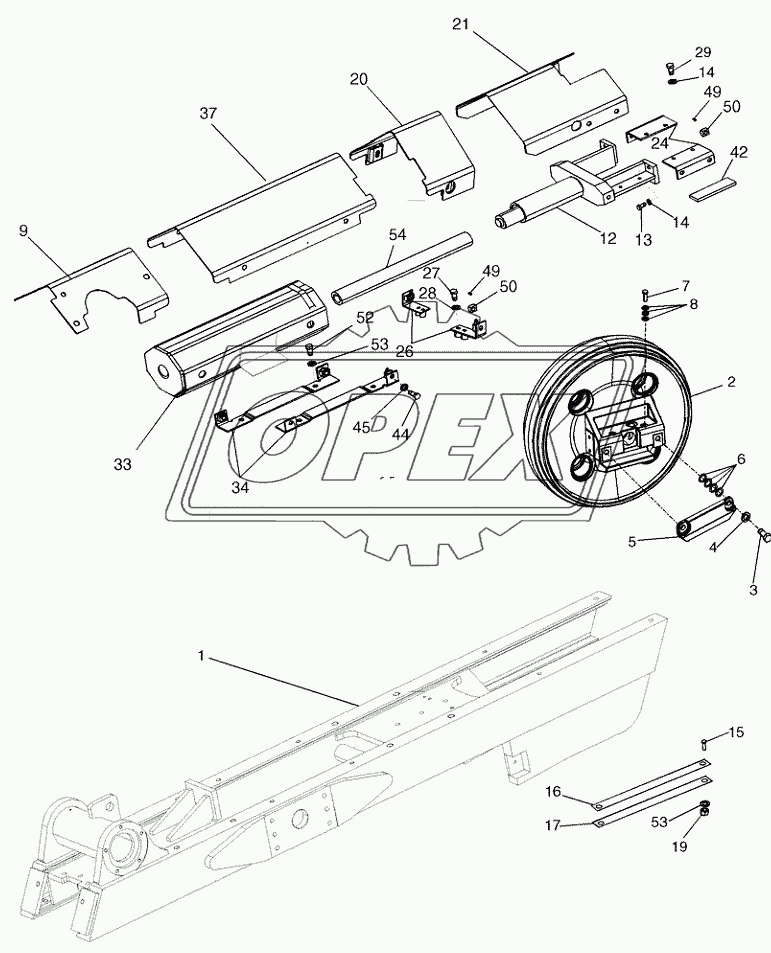 IDLER ­ RECOIL SYSTEM (LT ­ MODELS)