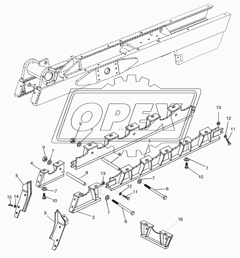 TRACK GUARDS & GUIDES (LT MODELS)