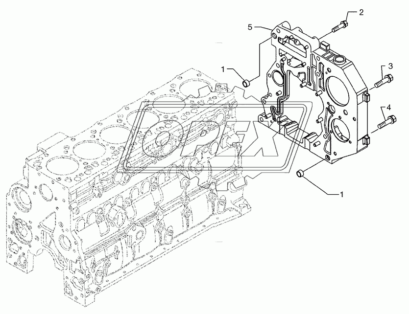 GEAR COVER ­ REAR HOUSING