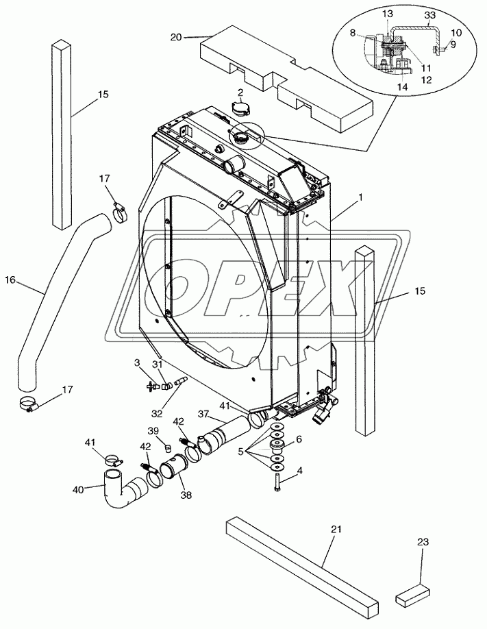 RADIATOR/OIL COOLER ­ MOUNTING