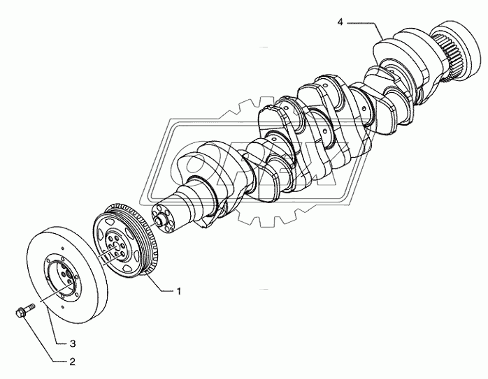 CRANKSHAFT ­ PULLEY