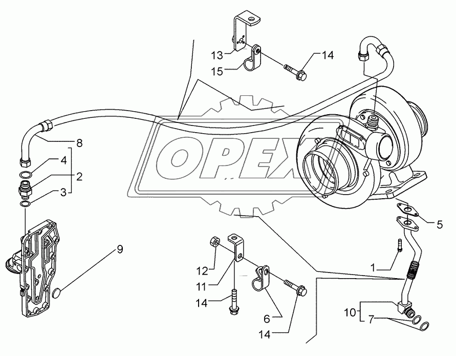 TURBOCHARGER DRAIN LINE