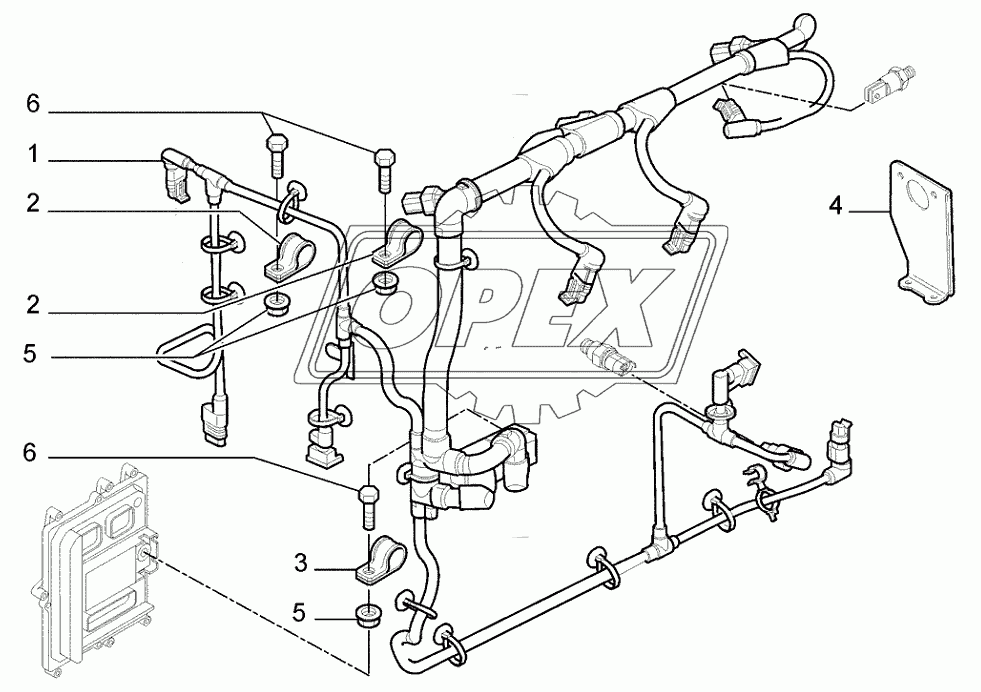 HARNESS, ENGINE ELECTRONIC CONTROL MODULE