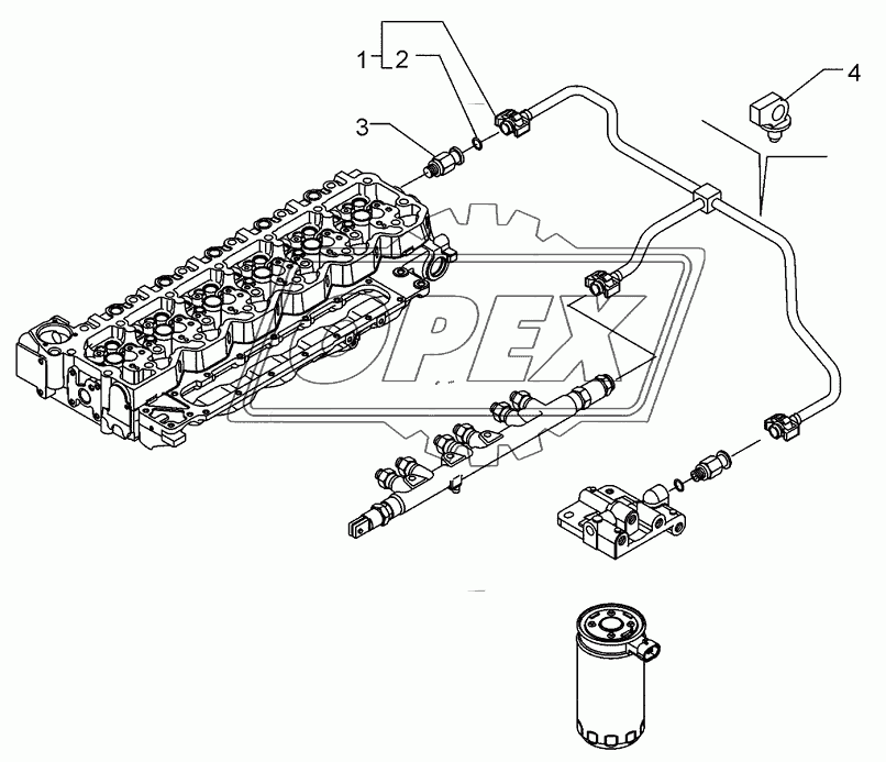 FUEL INJECTION SYSTEM ­ DRAIN LINE