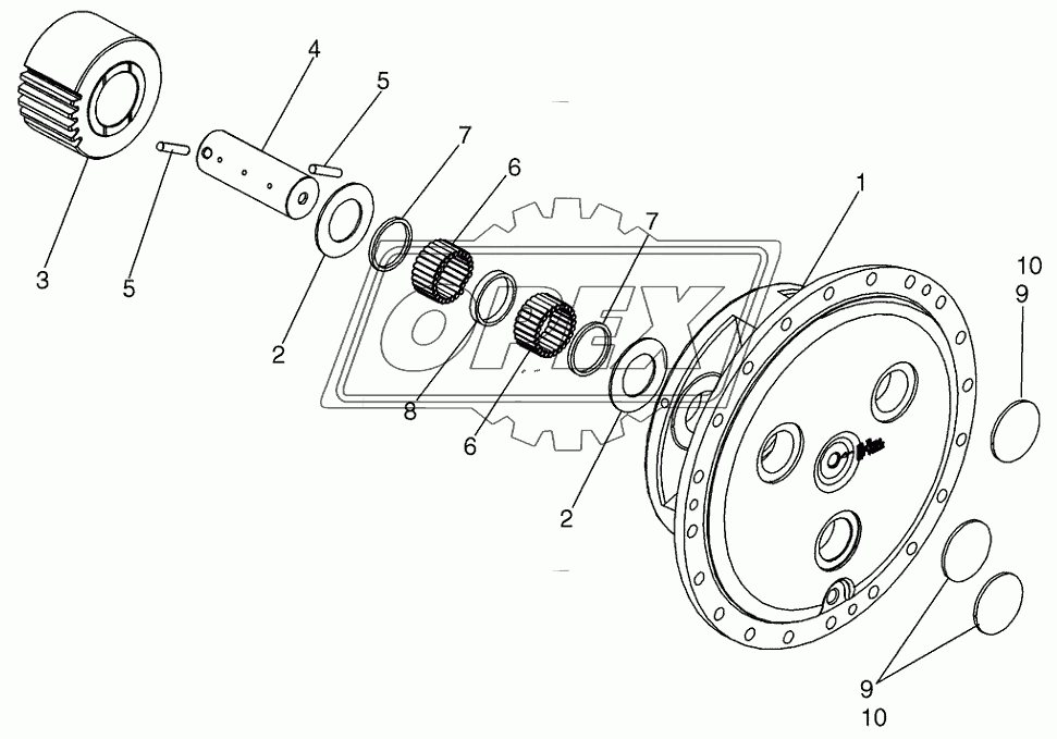 PLANETARY, FINAL DRIVE ASSEMBLY