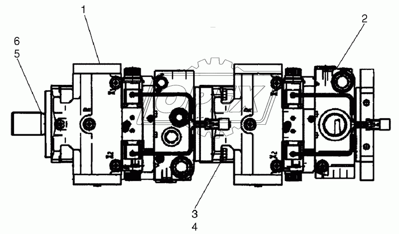 PUMP ASSEMBLY, TANDEM 1