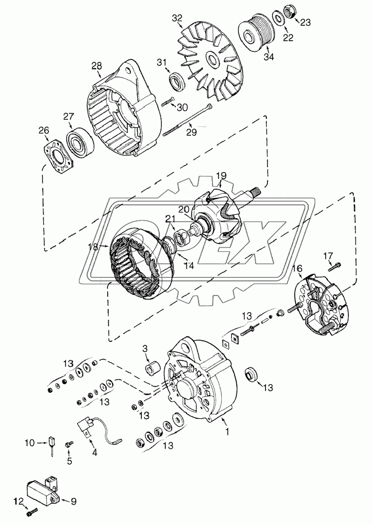 ALTERNATOR ASSEMBLY