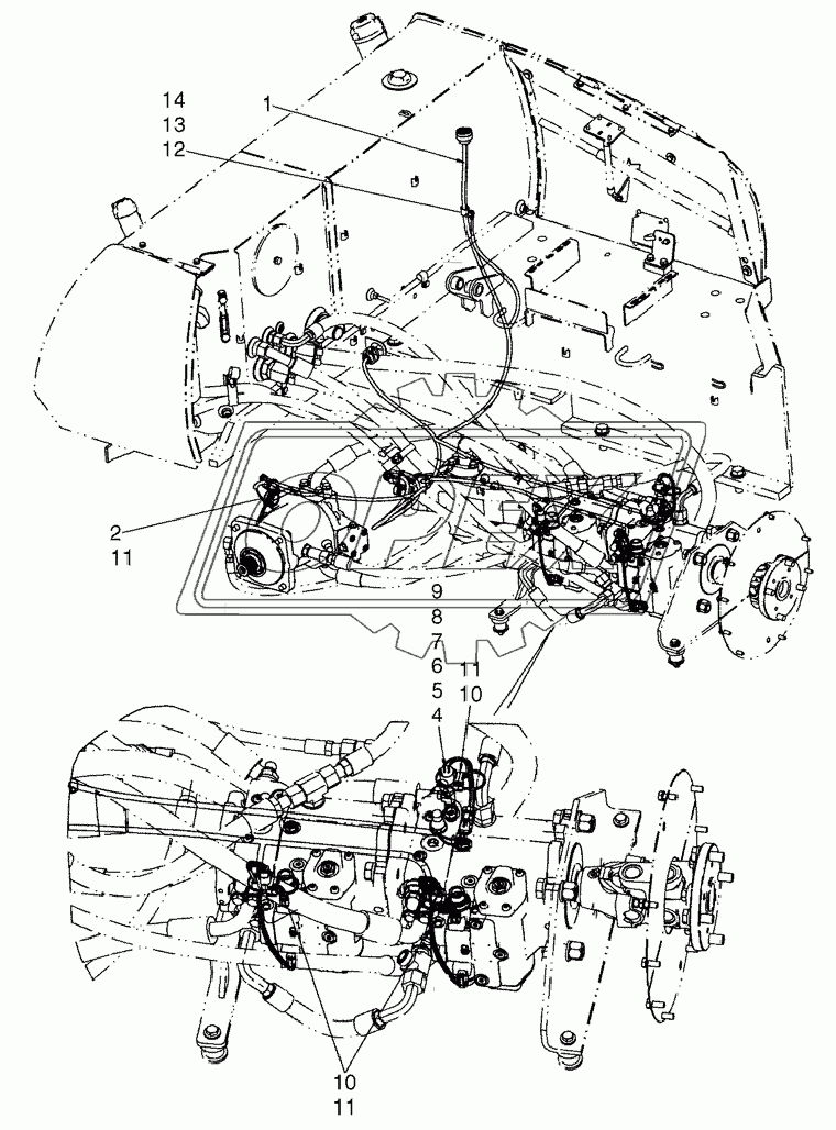 HARNESS, PUMP AND MOTORS