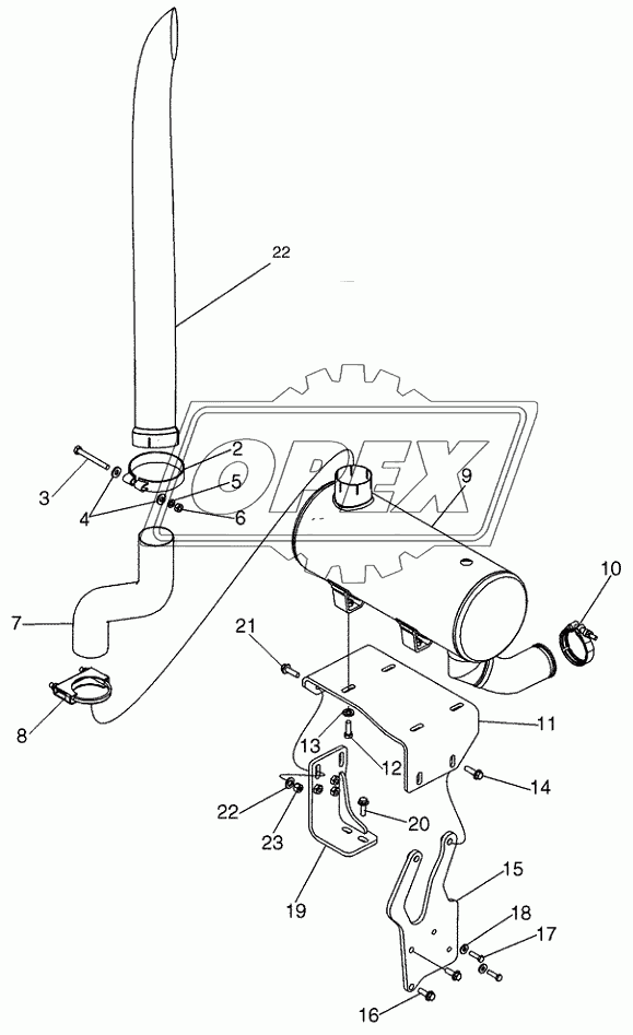 MUFFLER ­ EXHAUST SYSTEM