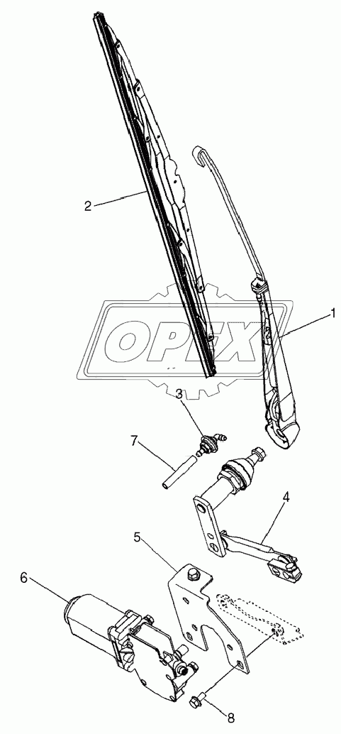 WIPER, FRONT ­ CAB