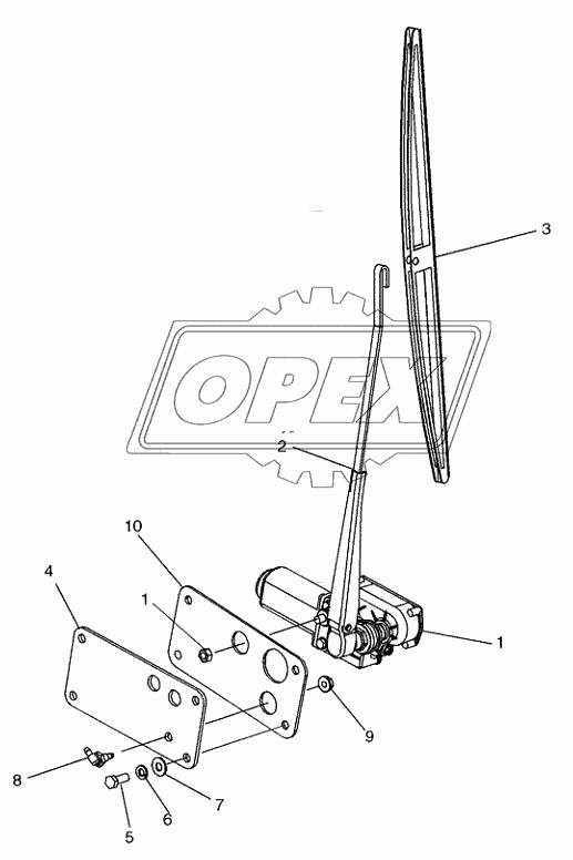 WIPER, REAR ­ CAB