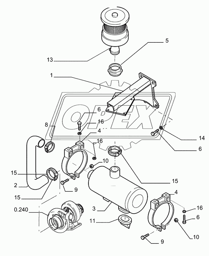 0.540(01) ­ DRY AIR CLEANER