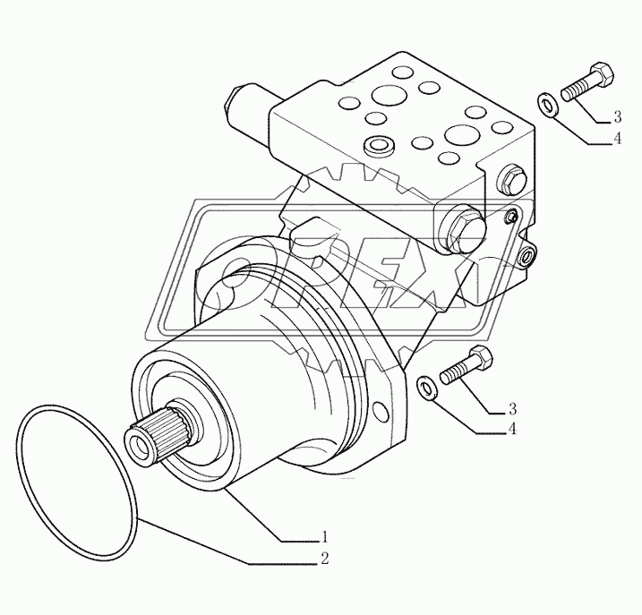 3.140(01) ­ HYDRAULIC MOTOR