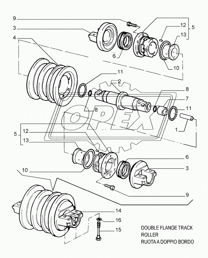 2.344(02) ­ TRACK ROLLERS ­ 7 ROLLERS ­ VERSION (01­03)