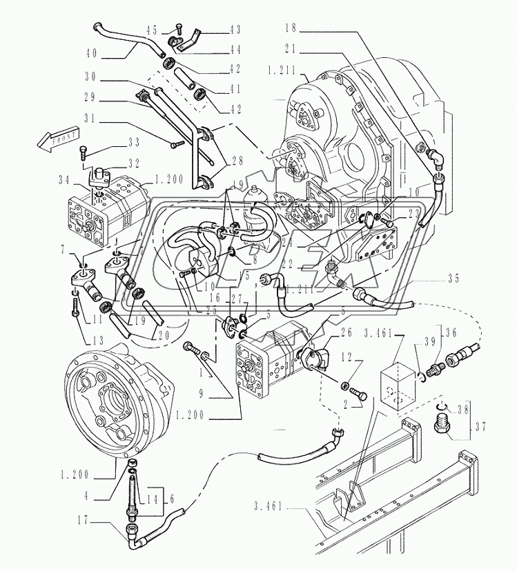 1.220(01) ­ TRANSMISSION LUBRICATION SYSTEM