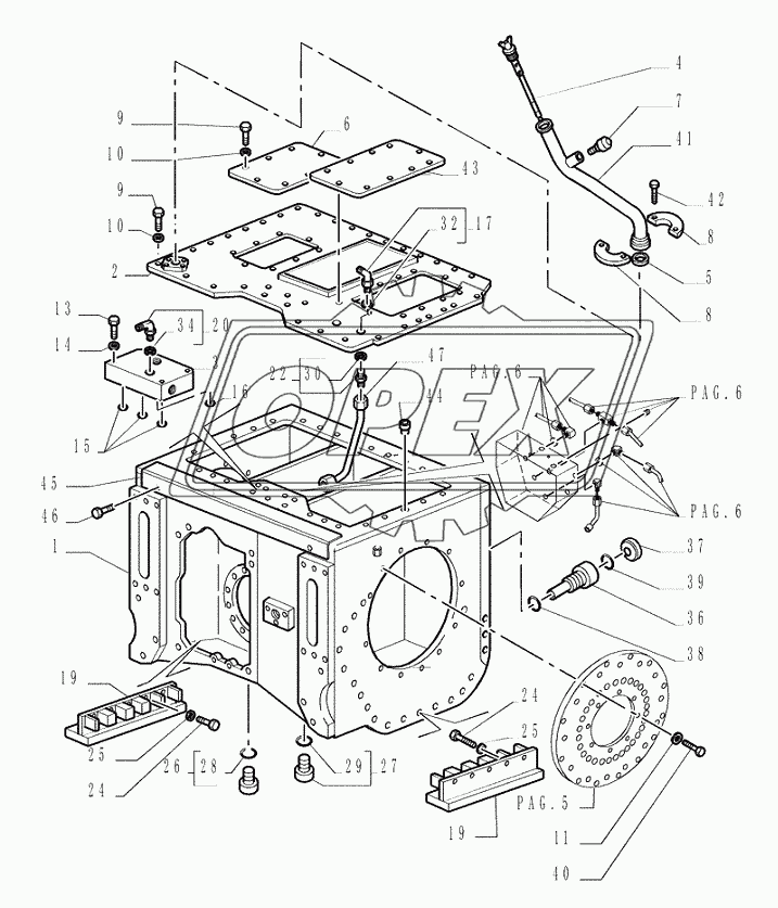 1.266(01) ­ REAR TRANSMISSION ­ CASE